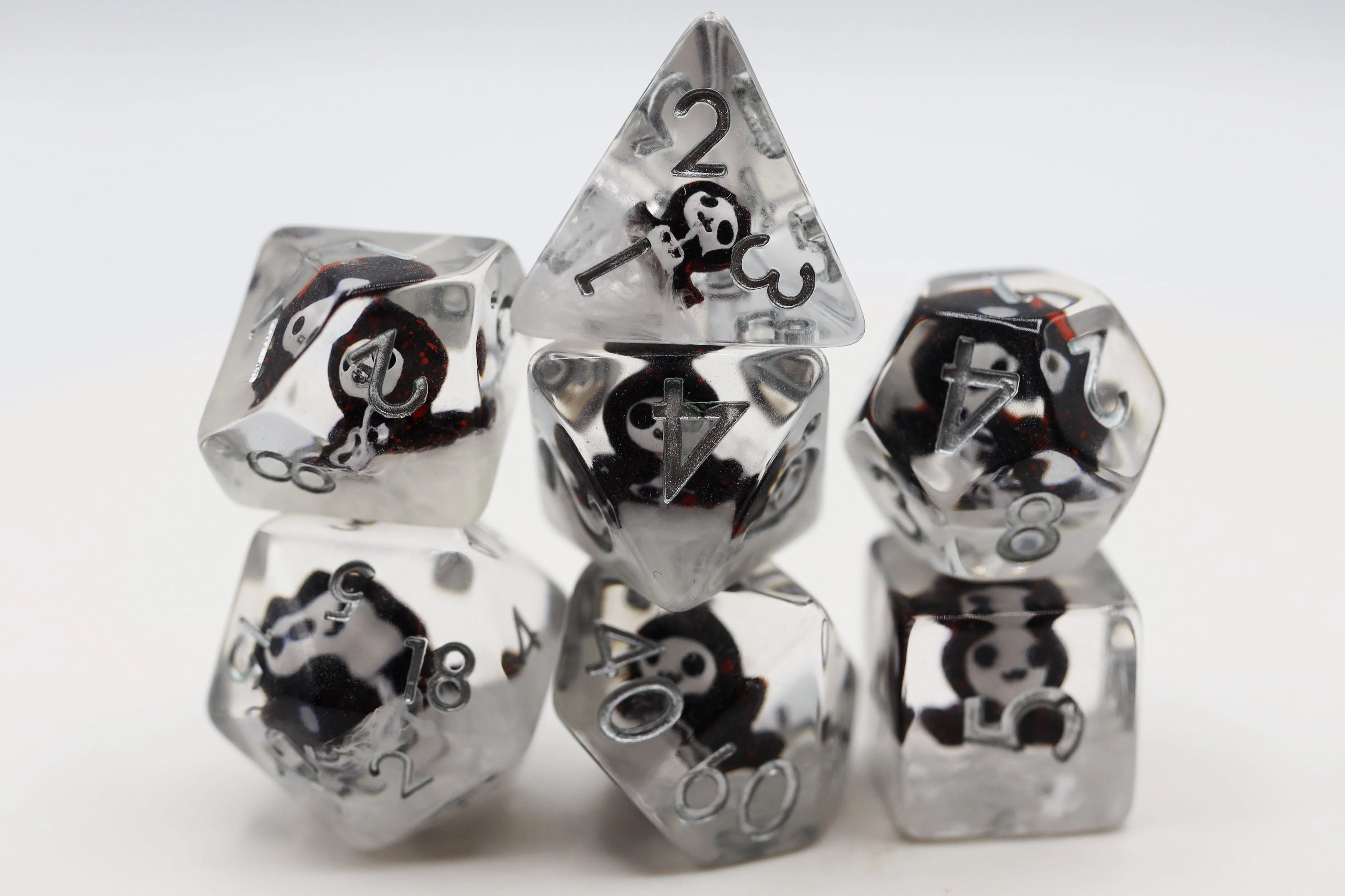 Foam Brain Grim Reaper Poly 7 Dice Set | Dragon's Lair Comics and Fantasy Houston TX