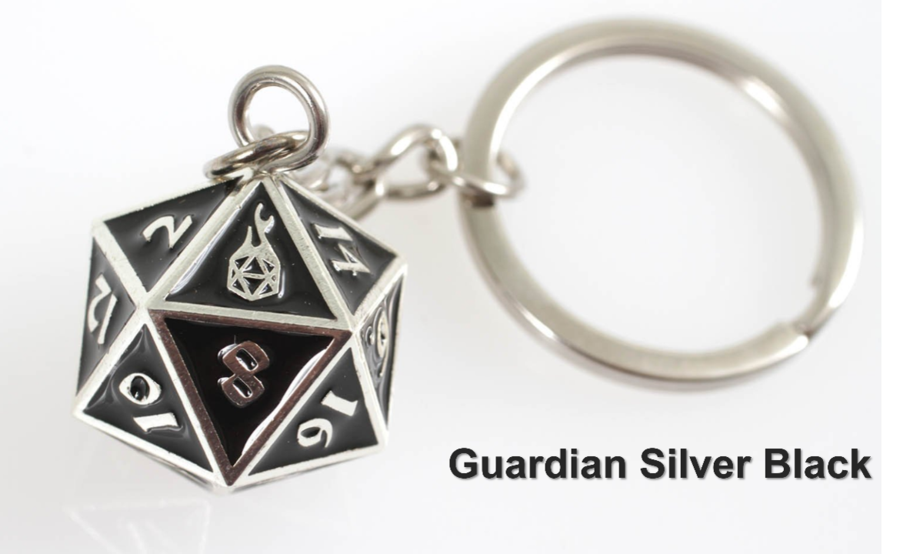 Forged Gaming Fob of Fate D20 Keychain | Dragon's Lair Comics and Fantasy Houston TX