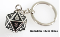 Forged Gaming Fob of Fate D20 Keychain | Dragon's Lair Comics and Fantasy Houston TX