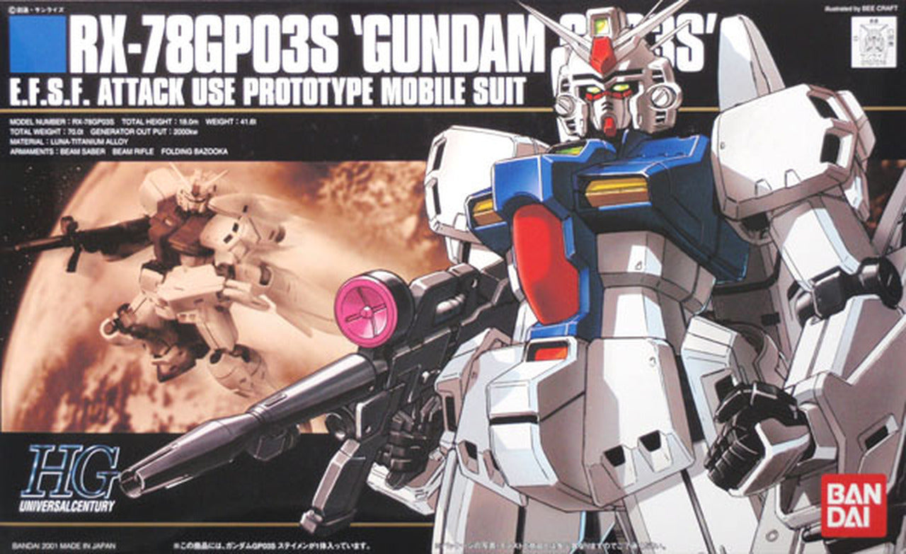 Bandai Gundam RX-78GP03S Stamen | Dragon's Lair Comics and Fantasy Houston TX