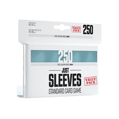 Gamegenic Just Sleeves Value Pack - Clear 250ct | Dragon's Lair Comics and Fantasy Houston TX