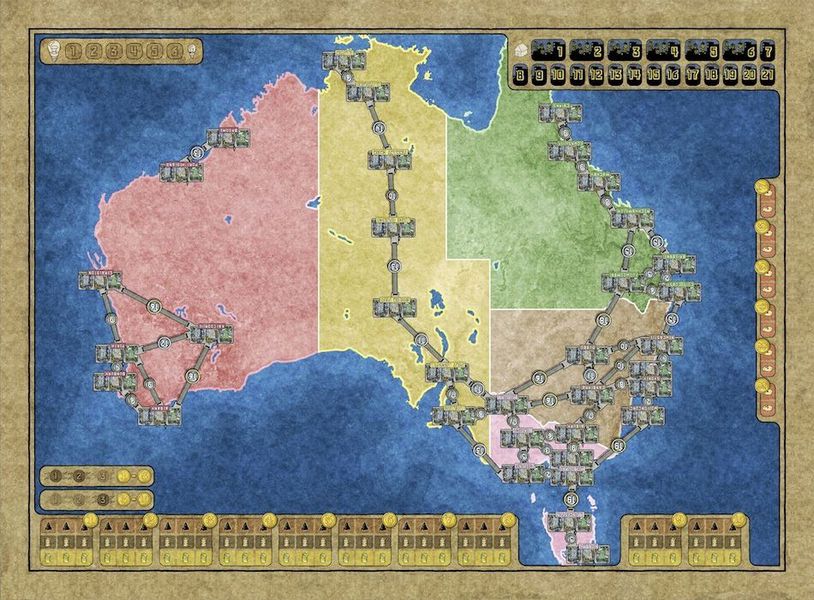 Power Grid: Australia and Infia Expansion | Dragon's Lair Comics and Fantasy Houston TX