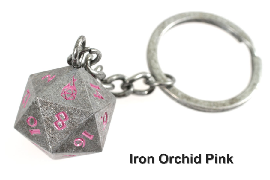 Forged Gaming Fob of Fate D20 Keychain | Dragon's Lair Comics and Fantasy Houston TX