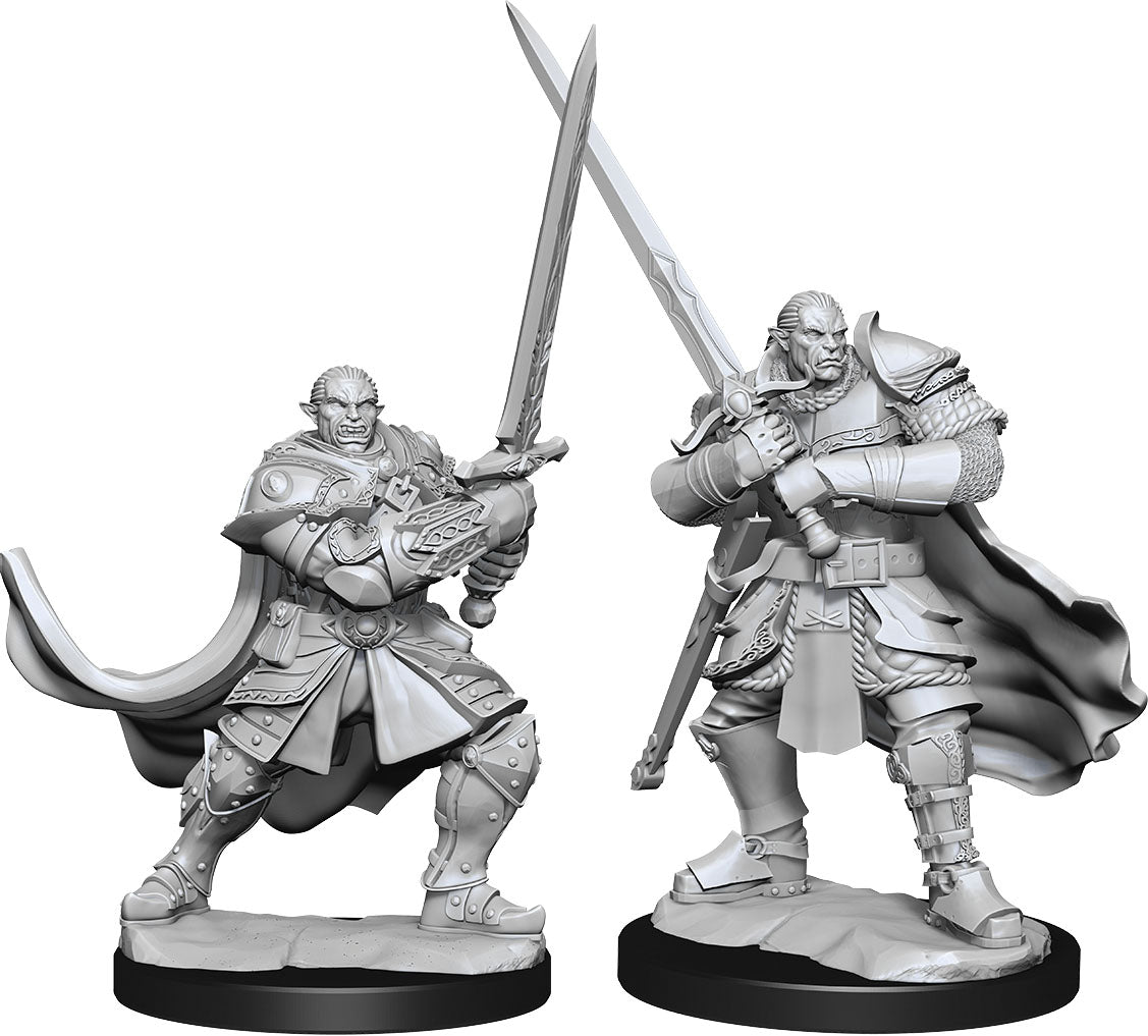 Wizkids Dungeons & Dragons Nolzur`s Marvelous Unpainted Miniatures: W15 Half-Orc Paladin Male | Dragon's Lair Comics and Fantasy Houston TX