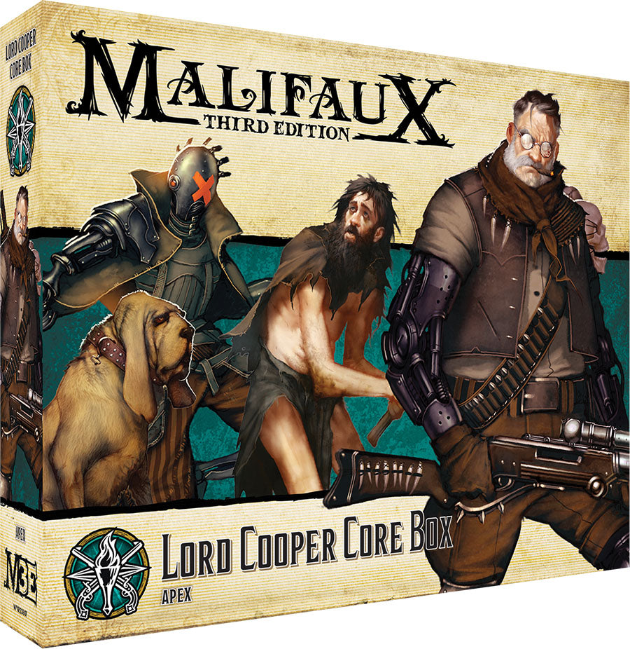 Malifaux 3E: Explorer's Society Lord Cooper Core Box | Dragon's Lair Comics and Fantasy Houston TX