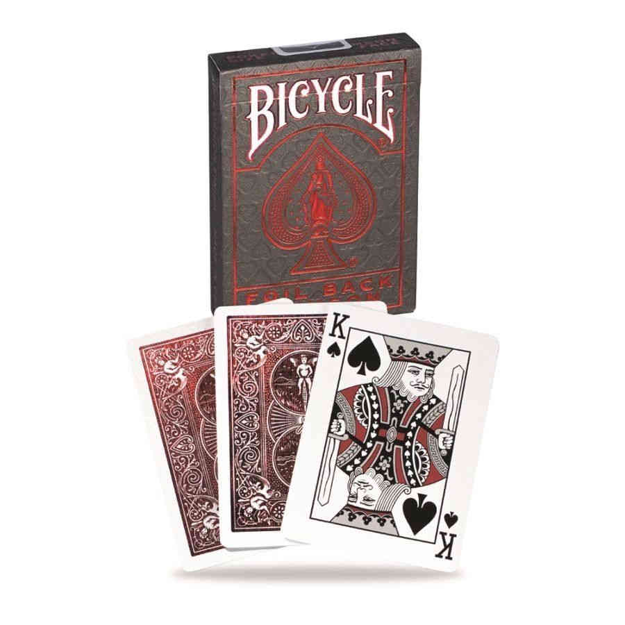 Bicycle Playing Cards: Metalluxe Red | Dragon's Lair Comics and Fantasy Houston TX