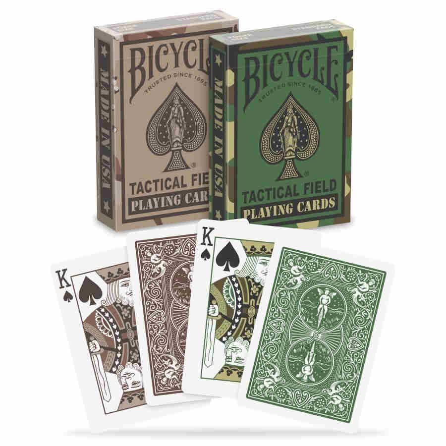 Bicycle Playing Cards: Camo Green and Brown | Dragon's Lair Comics and Fantasy Houston TX