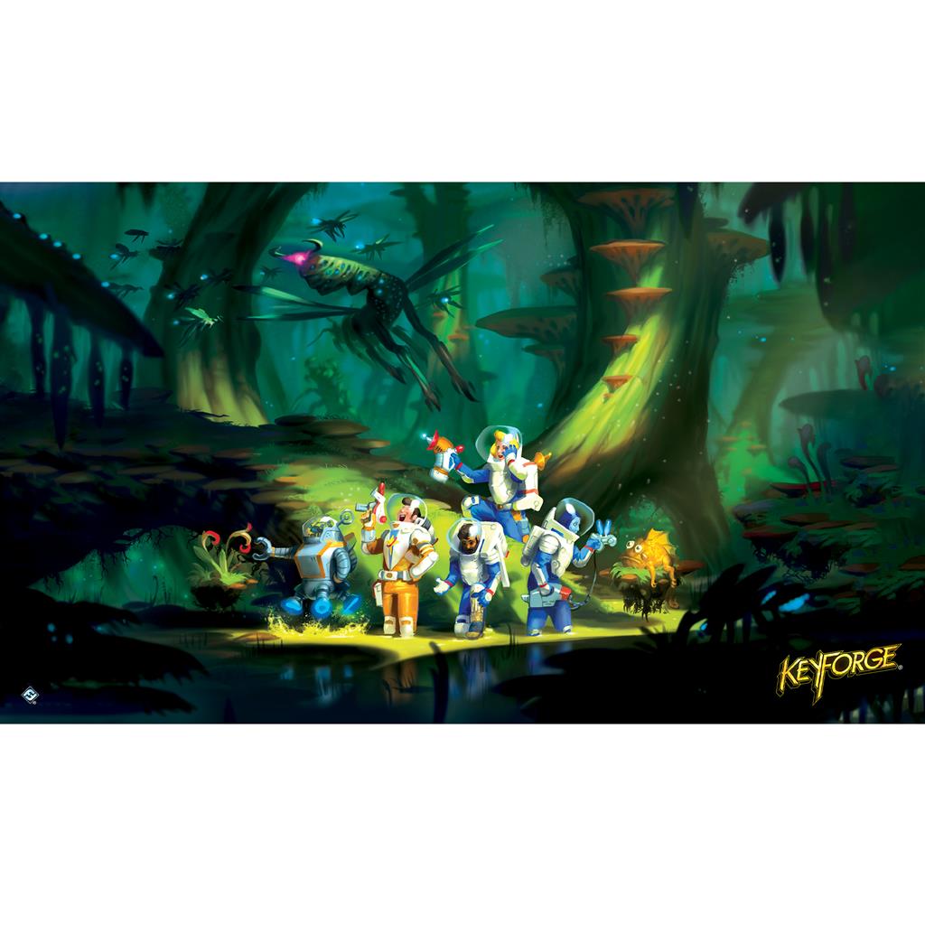 Keyforge: Away Team Playmat | Dragon's Lair Comics and Fantasy Houston TX