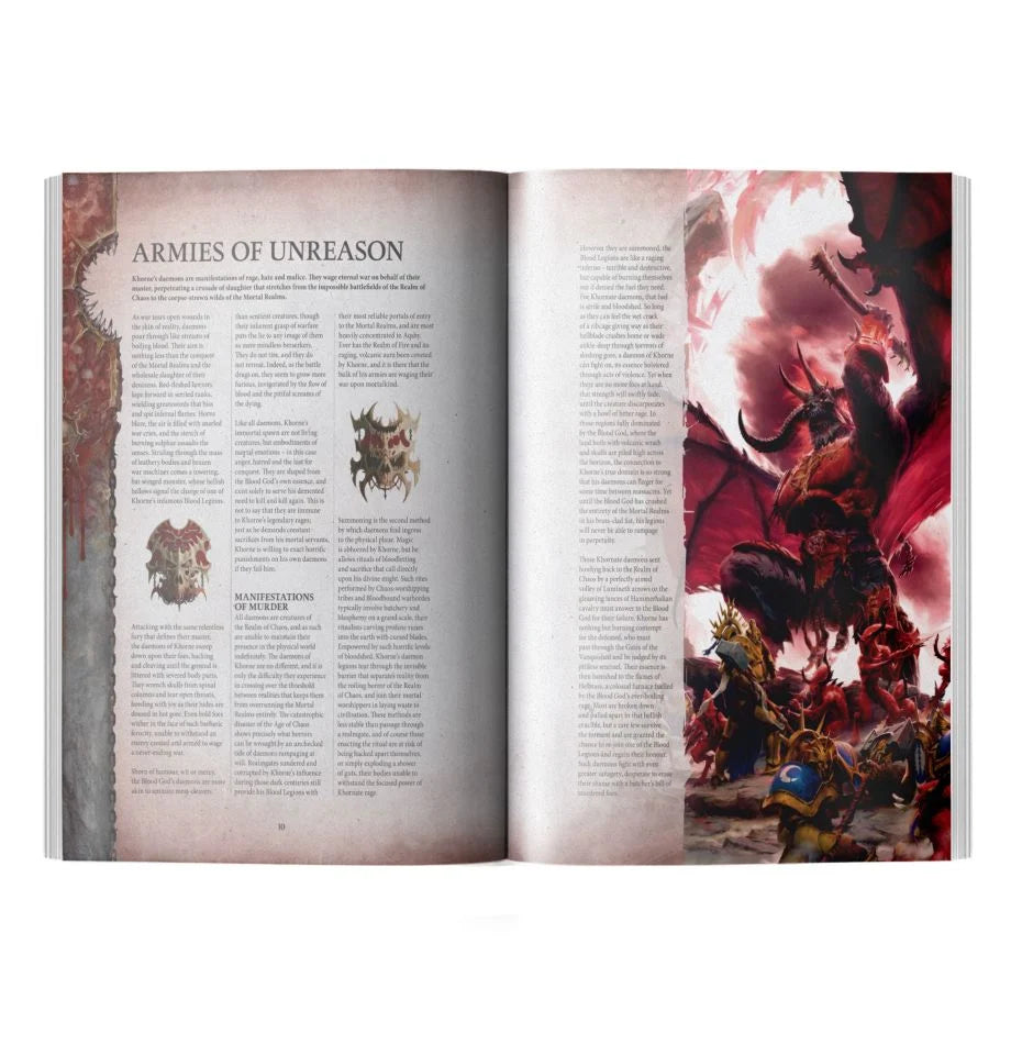 Warhammer Age of Sigmar: Blades of Khorne Battletome | Dragon's Lair Comics and Fantasy Houston TX