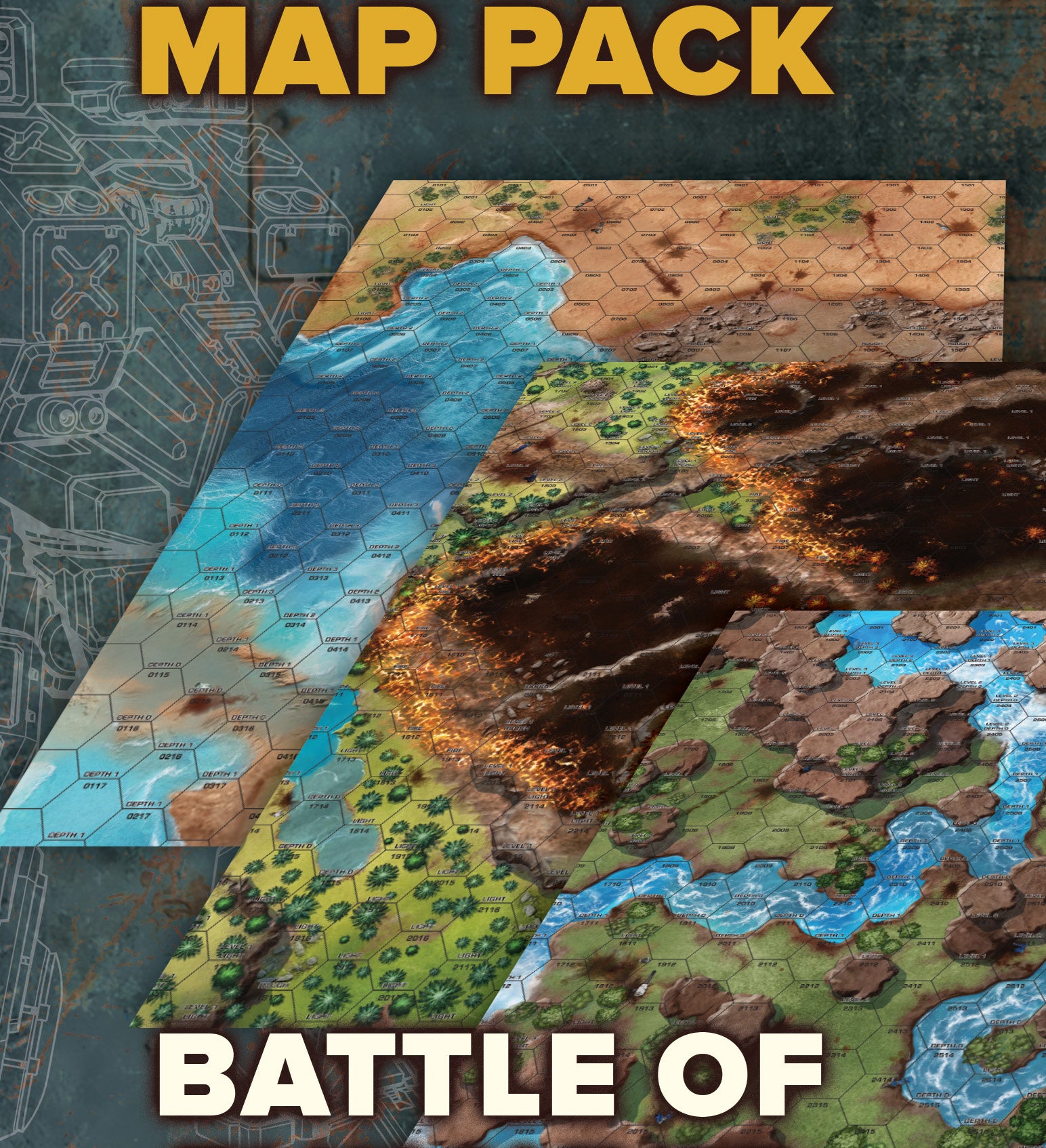 Battletech: Map Pack Battle of Tukayyid | Dragon's Lair Comics and Fantasy Houston TX