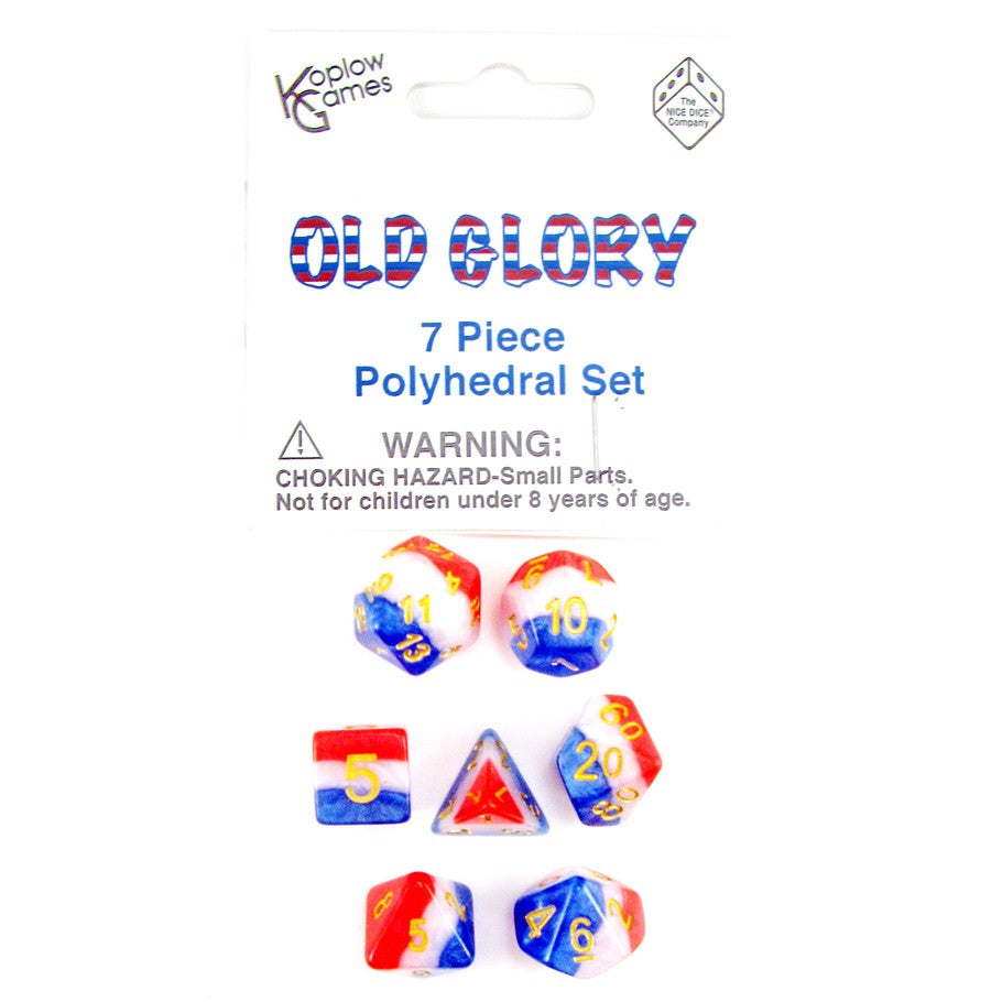 Koplow Old Glory Poly 7 set | Dragon's Lair Comics and Fantasy Houston TX