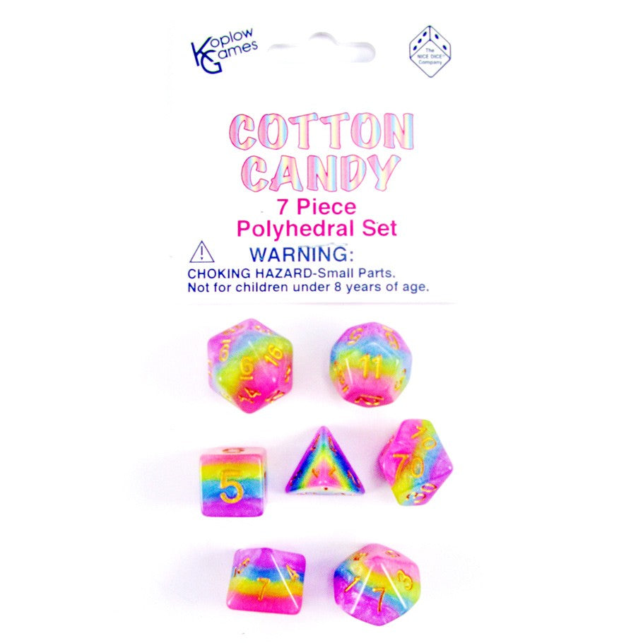 Koplow Cotton Candy Poly 7 Set | Dragon's Lair Comics and Fantasy Houston TX