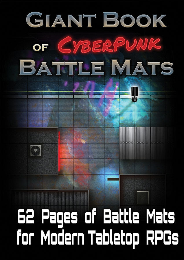 Giant Book of Cyber Punk Battle Mats | Dragon's Lair Comics and Fantasy Houston TX