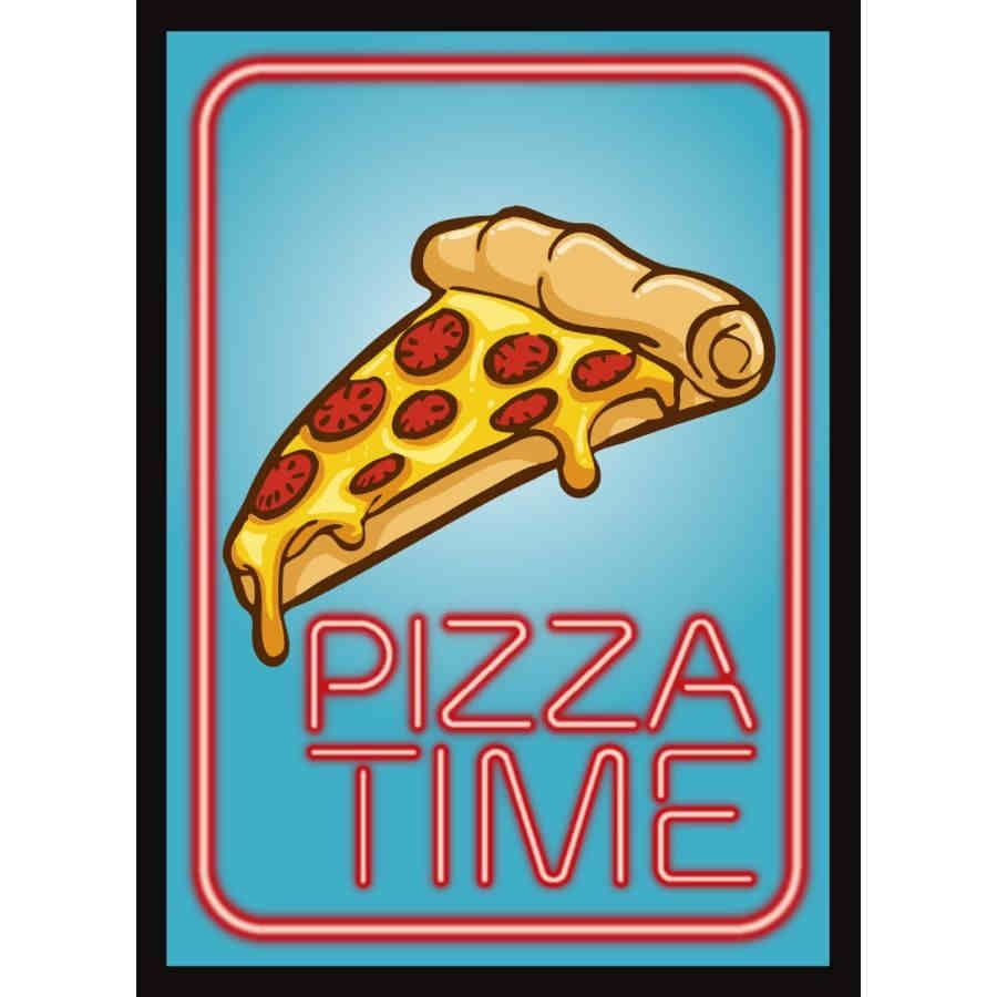 Legion Pizza Time Sleeves Matte 50 count | Dragon's Lair Comics and Fantasy Houston TX