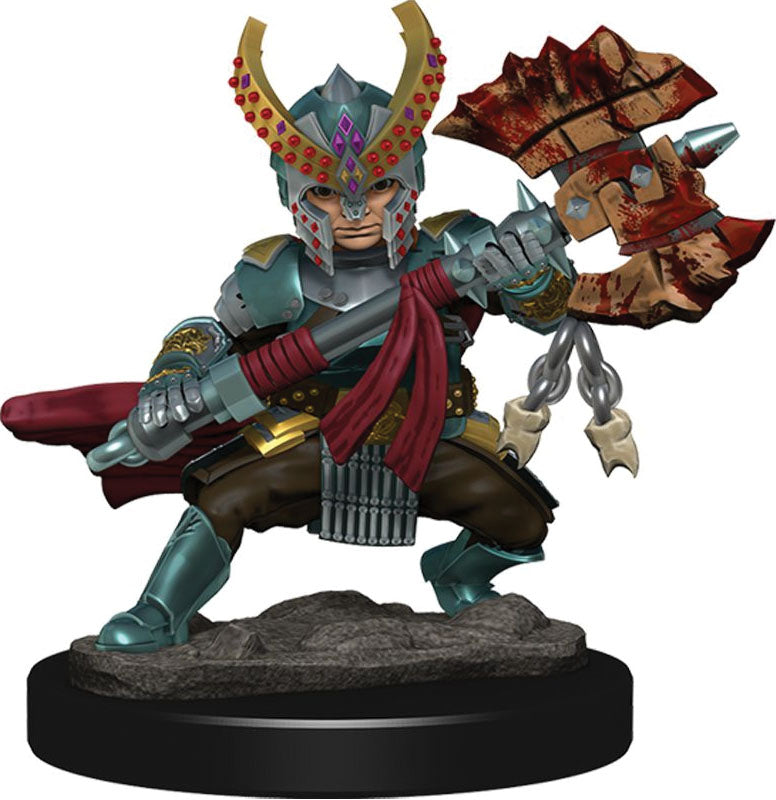 Wizkids  Dungeons and Dragons Fantasy Miniatures: Icons of the Realms Premium Figures W5 Halfling Fighter Female | Dragon's Lair Comics and Fantasy Houston TX