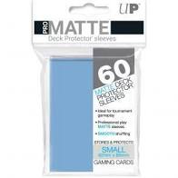 Ultra Pro Pro Matte Small Size Deck Protector Sleeves: Light Blue 60 ct | Dragon's Lair Comics and Fantasy Houston TX