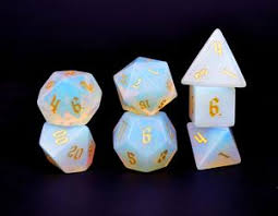 Level Up Dice Opalite Poly 7 Set | Dragon's Lair Comics and Fantasy Houston TX