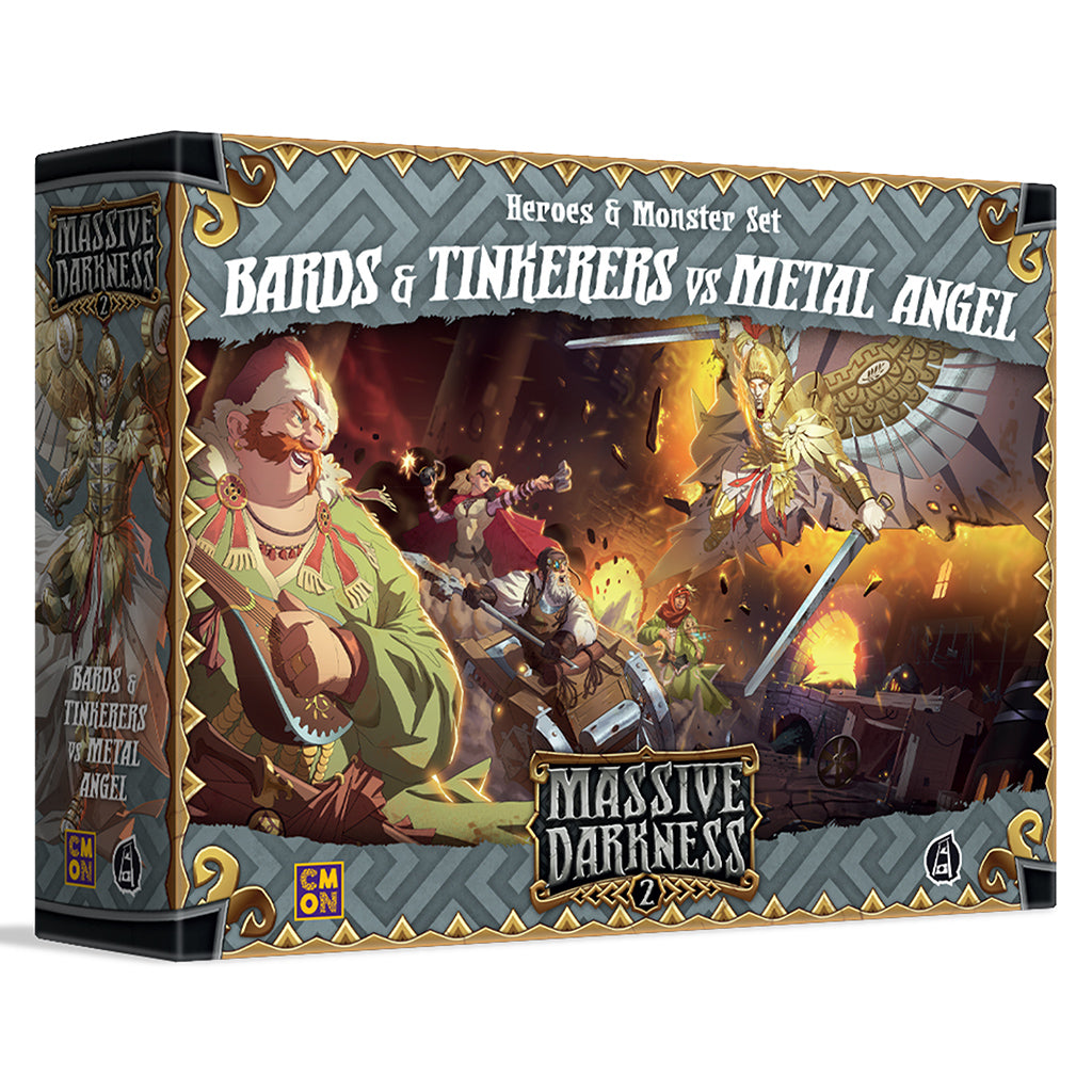 Massive Darkness 2: Bards and Tinkerers vs Metal Angel Expansion | Dragon's Lair Comics and Fantasy Houston TX