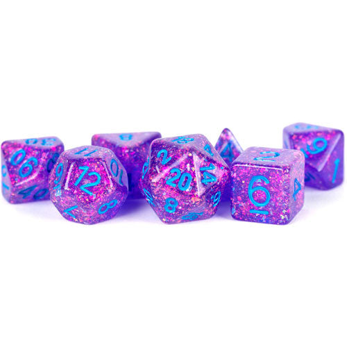 MDG Flash Dice Purple Poly 7 Set | Dragon's Lair Comics and Fantasy Houston TX