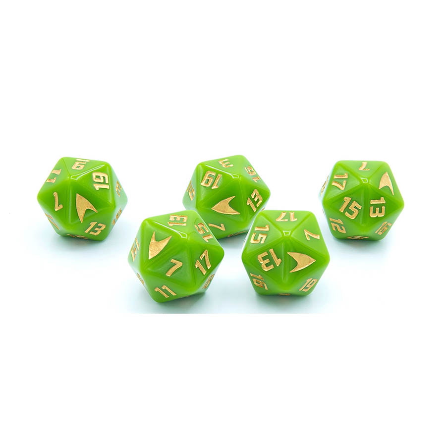 Star Trek Adventures: Captain Kirk's Tunic Dice Set | Dragon's Lair Comics and Fantasy Houston TX