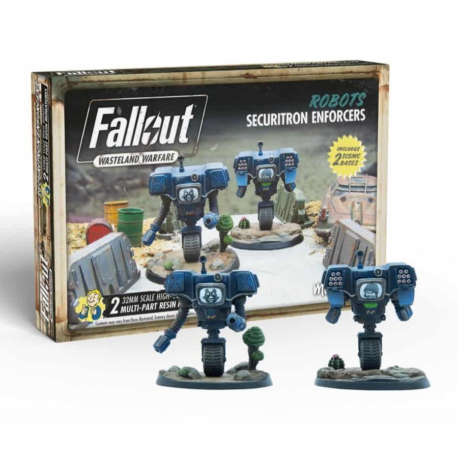 Fallout Wasteland Warfare: Securitron Robot Enforcers | Dragon's Lair Comics and Fantasy Houston TX