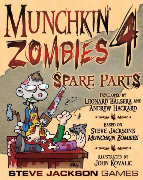 Munchkin Zombies 4 Spare Parts | Dragon's Lair Comics and Fantasy Houston TX