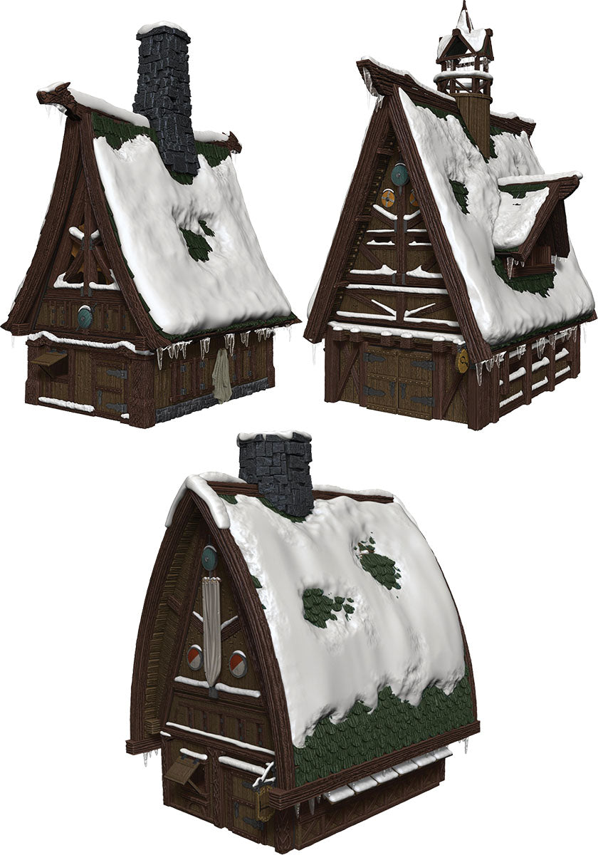 Wizkids  Dungeons and Dragons Fantasy Miniatures: Icons of the Realms Icewind Dale: Ten Towns Papercraft Set | Dragon's Lair Comics and Fantasy Houston TX