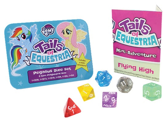 My Little Pony Tails of Equestria RPG: Pegasus Dice Set | Dragon's Lair Comics and Fantasy Houston TX