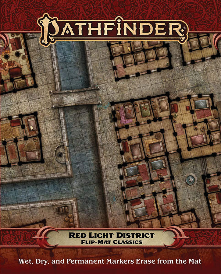 Pathfinder RPG Flip Mat Classics: The Red Light District | Dragon's Lair Comics and Fantasy Houston TX