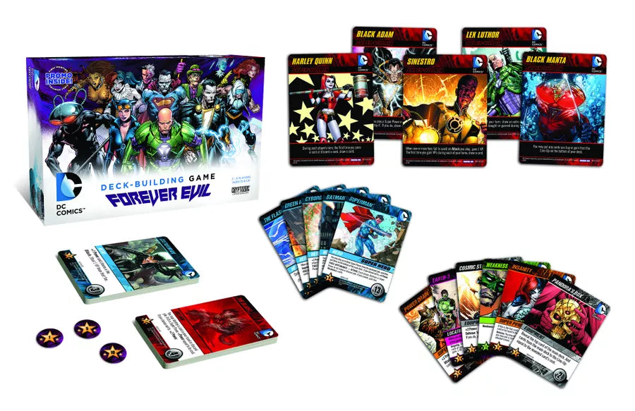 DC Comics Deck-Building Game Forever Evil | Dragon's Lair Comics and Fantasy Houston TX