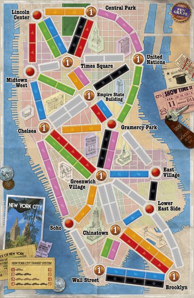 Ticket to Ride New York Expansion | Dragon's Lair Comics and Fantasy Houston TX