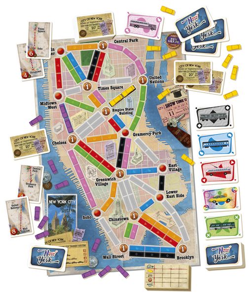 Ticket to Ride New York Expansion | Dragon's Lair Comics and Fantasy Houston TX