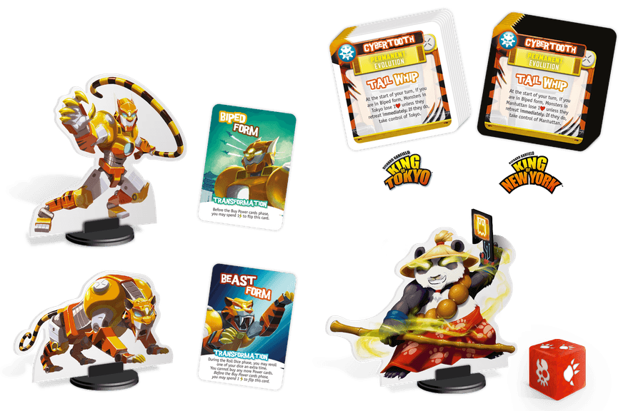 King of Tokyo: Cybertooth Expansion | Dragon's Lair Comics and Fantasy Houston TX