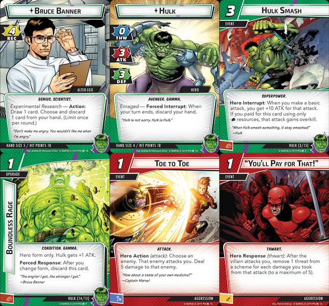 Marvel Champions LCG: The Hulk Expansion Pack | Dragon's Lair Comics and Fantasy Houston TX