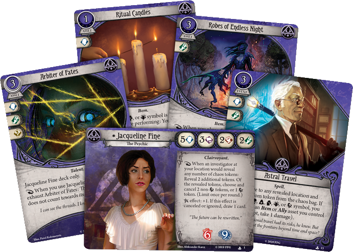 Arkham Horror LCG: Jacqueline Fine Investigator Starter Deck | Dragon's Lair Comics and Fantasy Houston TX