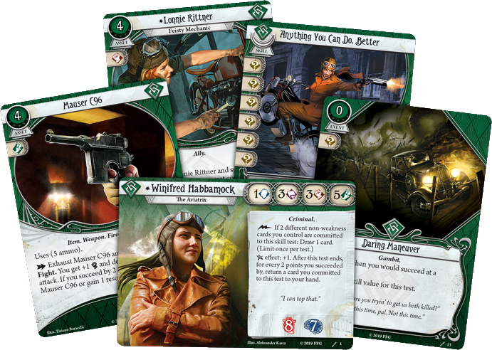 Arkham Horror LCG: Winfred Habbamock Investigator Starter Deck | Dragon's Lair Comics and Fantasy Houston TX