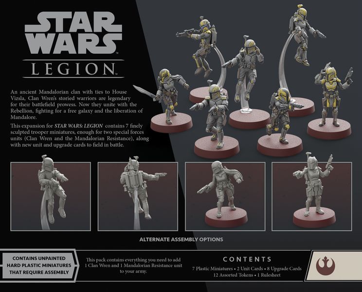 Star Wars Legion: Clan Wren | Dragon's Lair Comics and Fantasy Houston TX