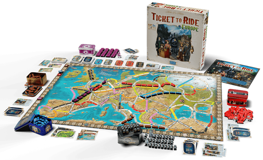 Ticket to Ride Europe 15th Anniversary Edition | Dragon's Lair Comics and Fantasy Houston TX