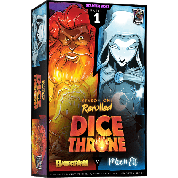 Dice Throne: Season One ReRolled - Barbarian Vs. Moon Elf | Dragon's Lair Comics and Fantasy Houston TX