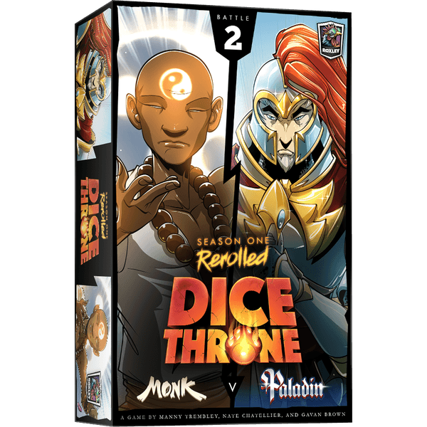 Dice Throne: Season One ReRolled - Monk vs. Paladin | Dragon's Lair Comics and Fantasy Houston TX