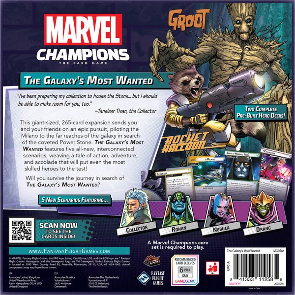 Marvel Champions LCG: The Galaxy's Most Wanted | Dragon's Lair Comics and Fantasy Houston TX