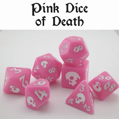 Black Oak Workshop Dice of Death Poly 7 Set | Dragon's Lair Comics and Fantasy Houston TX