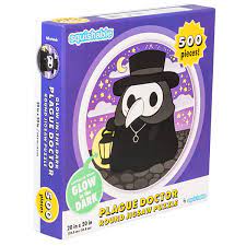 Squishable Plague Doctor  Circle Shaped 500 Piece Puzzle | Dragon's Lair Comics and Fantasy Houston TX