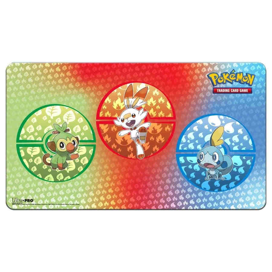 Ultra Pro Pokemon Playmat - Sword And Shield Galar Starters | Dragon's Lair Comics and Fantasy Houston TX