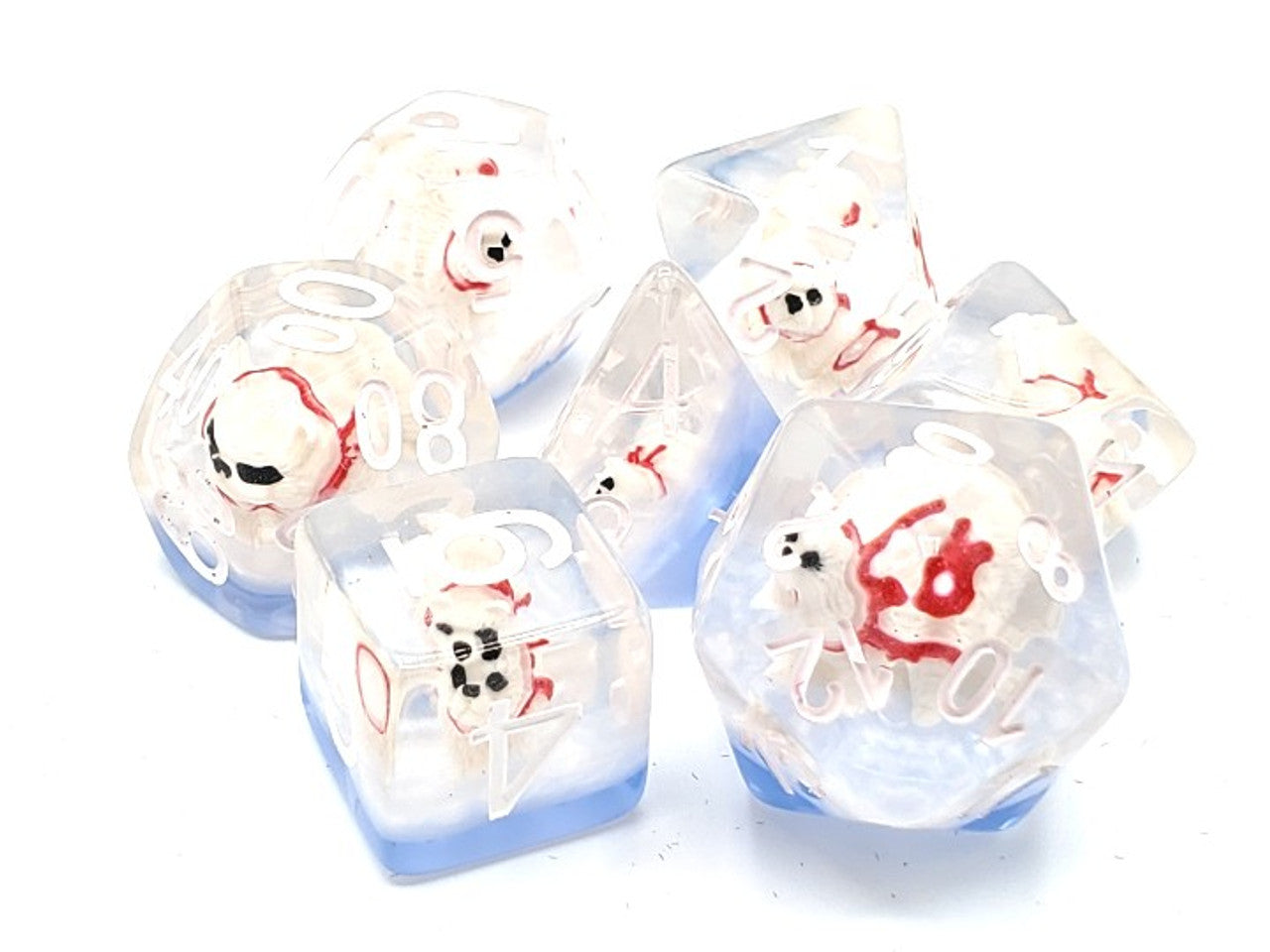 Old School Dice Animal Kingdom - Polar Bear Dive Poly 7 Set | Dragon's Lair Comics and Fantasy Houston TX