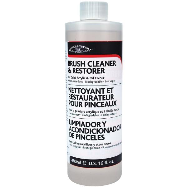 Winsor Newton Brush Cleaner & Restorer (16oz.) | Dragon's Lair Comics and Fantasy Houston TX