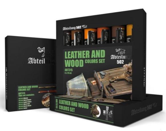 Abteilung 502: Leather and Wood Colors Set | Dragon's Lair Comics and Fantasy Houston TX