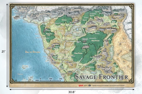 Dungeons and Dragons Savage Frontier Map Set | Dragon's Lair Comics and Fantasy Houston TX