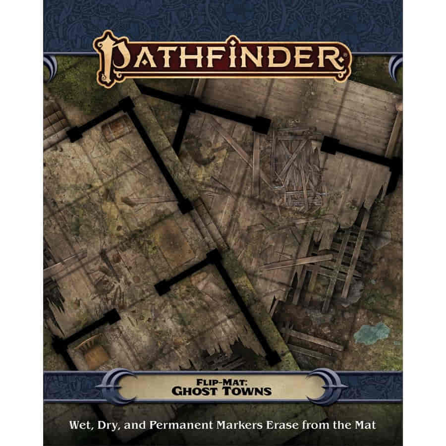 Pathfinder Flip-Mat: Ghost Towns | Dragon's Lair Comics and Fantasy Houston TX