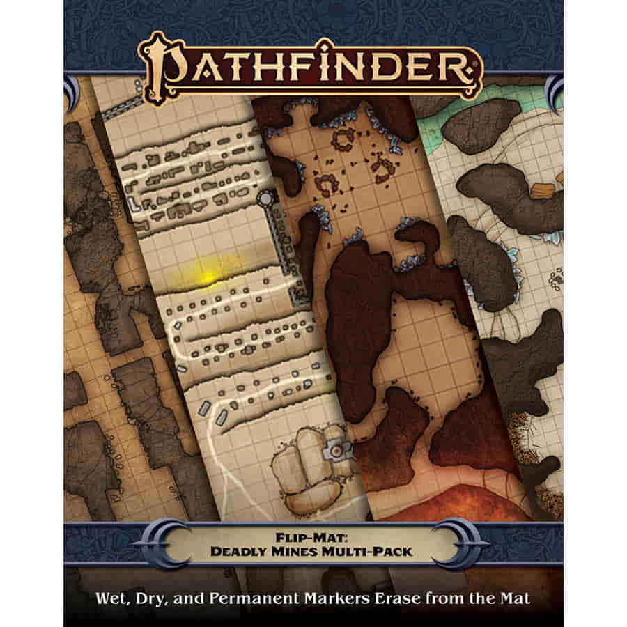 Pathfinder RPG Flip-Mat: Deadly Mines Multi-Pack | Dragon's Lair Comics and Fantasy Houston TX